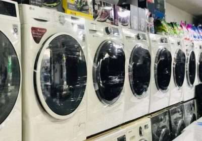 Samsung and LG washing machines.