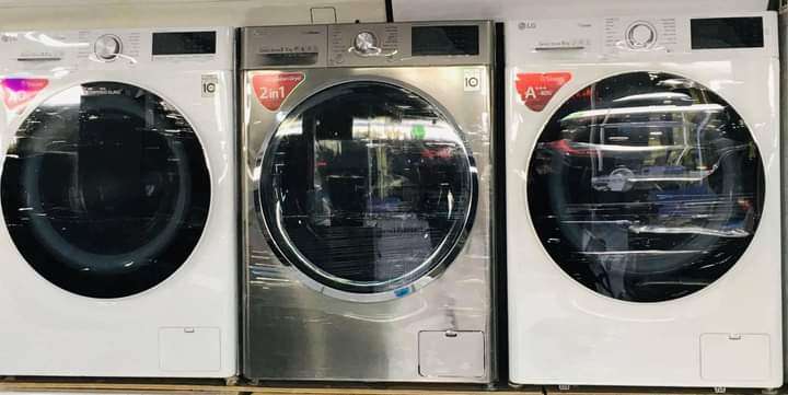 Samsung and LG washing machines.